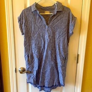 Altar’d State Size M Frayed Hem Shirt Dress